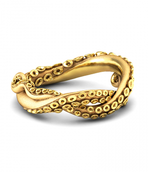 Тематическое кольцо "Осьминог" (Мод. 516)